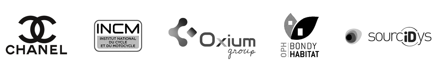 Mes clients 6 : Chanel, Incm, Oxium group, OPH Bondy habitat, Sourcidys