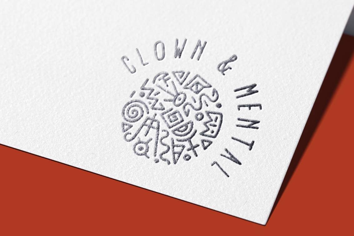 Création d'un logo de compagnie, déclinaison en gaufrage sur supports papier