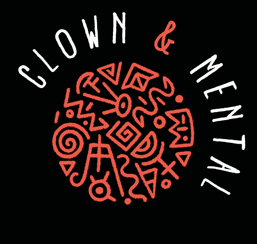 Logo d’une compagnie à décliner sur les supports de communications sur fond noir