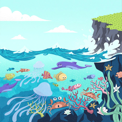 Illustrations jeunesse, pour le magazine Pirouette numéro 253 et 257, sur les thèmes du Salon de l'Agriculture et du sable.